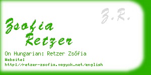 zsofia retzer business card